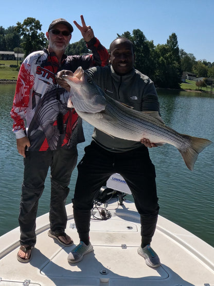 Boone Lake Striper Fishing Trip – Guided with StripeX Rods